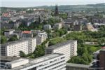 Blick zum Chemnitzer Sonnenbergviertel